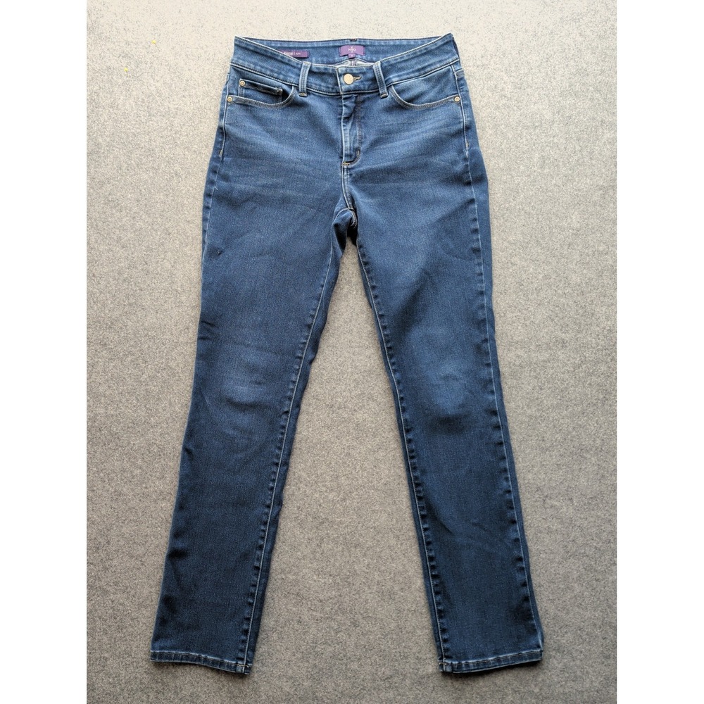 NYDJ Women's SHERI Jeans Slim Size 6 Straight Leg
